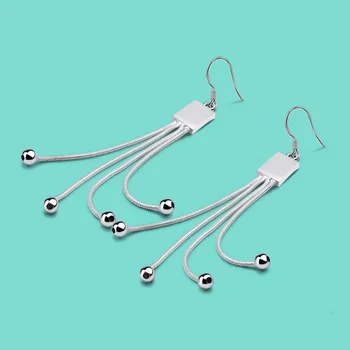 Stylish 925 Sterling Silver Earrings For Women's Minimalist Tassel Pendant Design Real Silver Earrings Cocktail Party Accessorie
Stylish 925 Sterling Silver Earrings For Women's Minimalist Tassel Pendant Design Real Silver Earrings Cocktail Party Accessorie