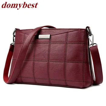 2017 Fashion Thread Crossbody Bags Plaid PU Leather Bags Women Handbags Designer Shoulder Bags Ladies Sac Spring
2017 Fashion Thread Crossbody Bags Plaid PU Leather Bags Women Handbags Designer Shoulder Bags Ladies Sac Spring