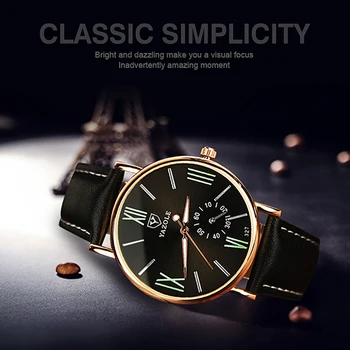 YAZOLE Classic Simplicity Men's Watches Luxury Leather Women's Watch Top Brand Couple Watch Ladies Connect Clock sevgili saati
YAZOLE Classic Simplicity Men's Watches Luxury Leather Women's Watch Top Brand Couple Watch Ladies Connect Clock sevgili saati