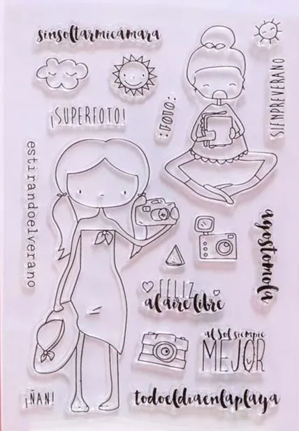 Bursting girl Transparent Clear Stamps / Silicone Seals for DIY scrapbooking photo album/Card Making
Bursting girl Transparent Clear Stamps / Silicone Seals for DIY scrapbooking photo album/Card Making
