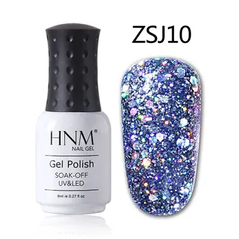 HNM 8ml Diamond Glitter UV Gel Nail Polish Soak Off Sequins Long-lasting Bling Lucky Varnish Manicure GelPolish GelLak Base Top
HNM 8ml Diamond Glitter UV Gel Nail Polish Soak Off Sequins Long-lasting Bling Lucky Varnish Manicure GelPolish GelLak Base Top