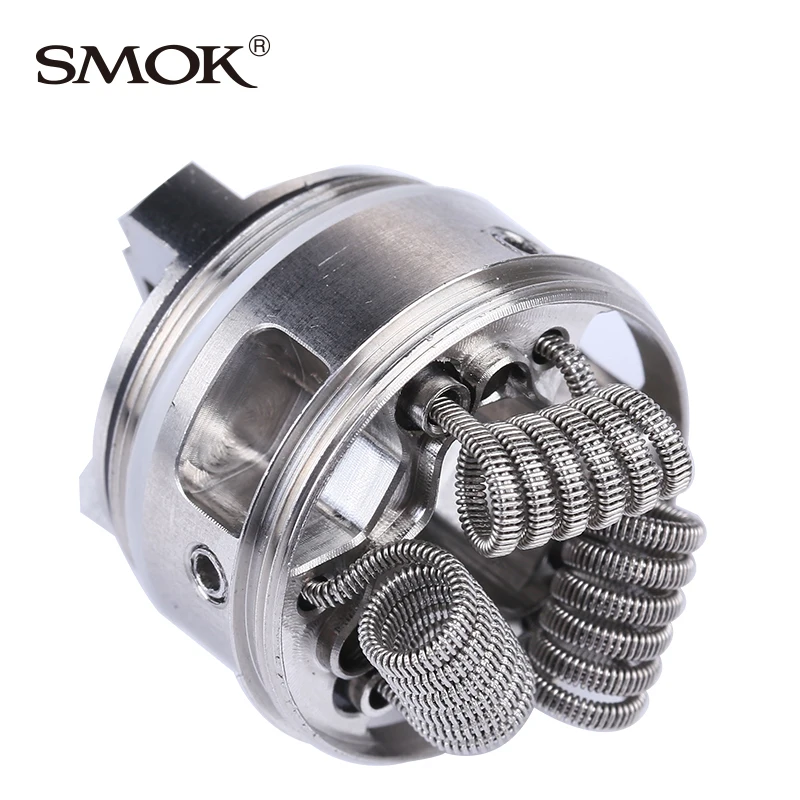 

2pcs/lot SMOK TFV12 Coil V12-RBA-T Triple Coil Deck Atomizer Core Coils for SMOK TFV12 Tank Atomizer electronic cigarette