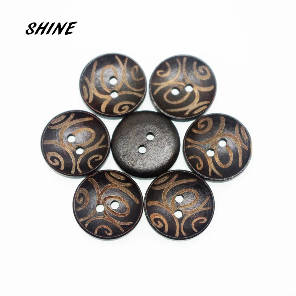SHINE Wooden Sewing Buttons Scrapbooking Round Two Holes Hollow 20mm Dia. 50PCs Costura Botones decorate bottoni botoes
SHINE Wooden Sewing Buttons Scrapbooking Round Two Holes Hollow 20mm Dia. 50PCs Costura Botones decorate bottoni botoes