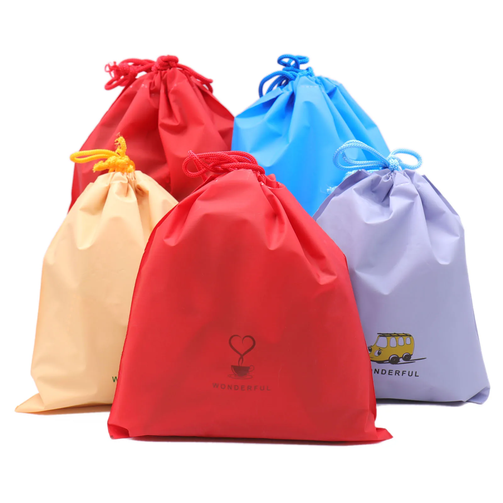 27x32 cm Waterproof PE drawstring storage bag bathroom storage bag portable travel storage bag Pouch Toiletries Storage Pockets
27x32 cm Waterproof PE drawstring storage bag bathroom storage bag portable travel storage bag Pouch Toiletries Storage Pockets