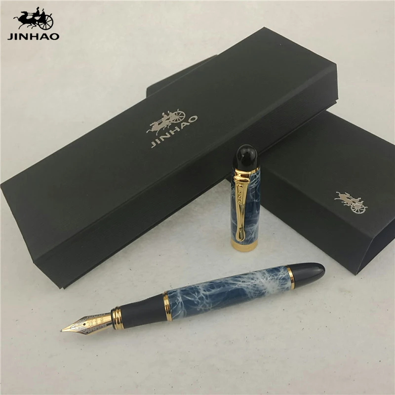 1pc/lot Jinhao X450 Fountain Pen Blue-White Pens Gold Clip Canetas Jinhao Fine Nib Fountain Pen School Supplies 14.3*1.3cm
1pc/lot Jinhao X450 Fountain Pen Blue-White Pens Gold Clip Canetas Jinhao Fine Nib Fountain Pen School Supplies 14.3*1.3cm