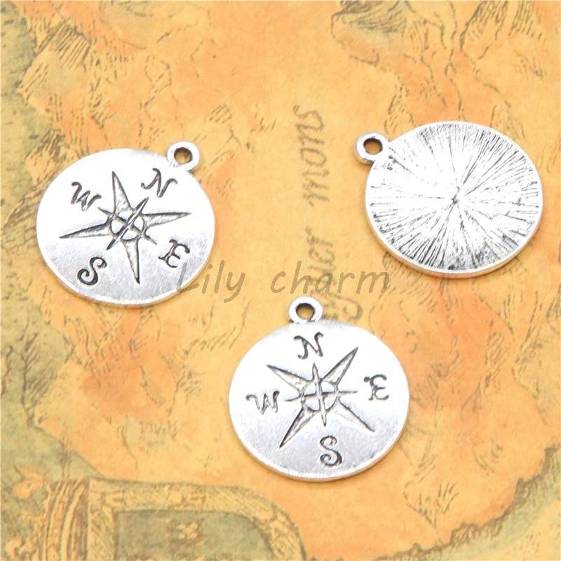 10pcs round Compass charm round star compass maritime protection symbol guidance and direction charm 20mm
10pcs round Compass charm round star compass maritime protection symbol guidance and direction charm 20mm