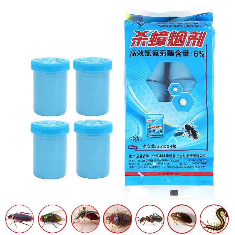 4PCS Summer Pest Repeller Smog Insecticides Fast Comprehensive Poison Bomb Cockroach Bait Magical Bugs Mosquito Ant Killer 35
4PCS Summer Pest Repeller Smog Insecticides Fast Comprehensive Poison Bomb Cockroach Bait Magical Bugs Mosquito Ant Killer 35