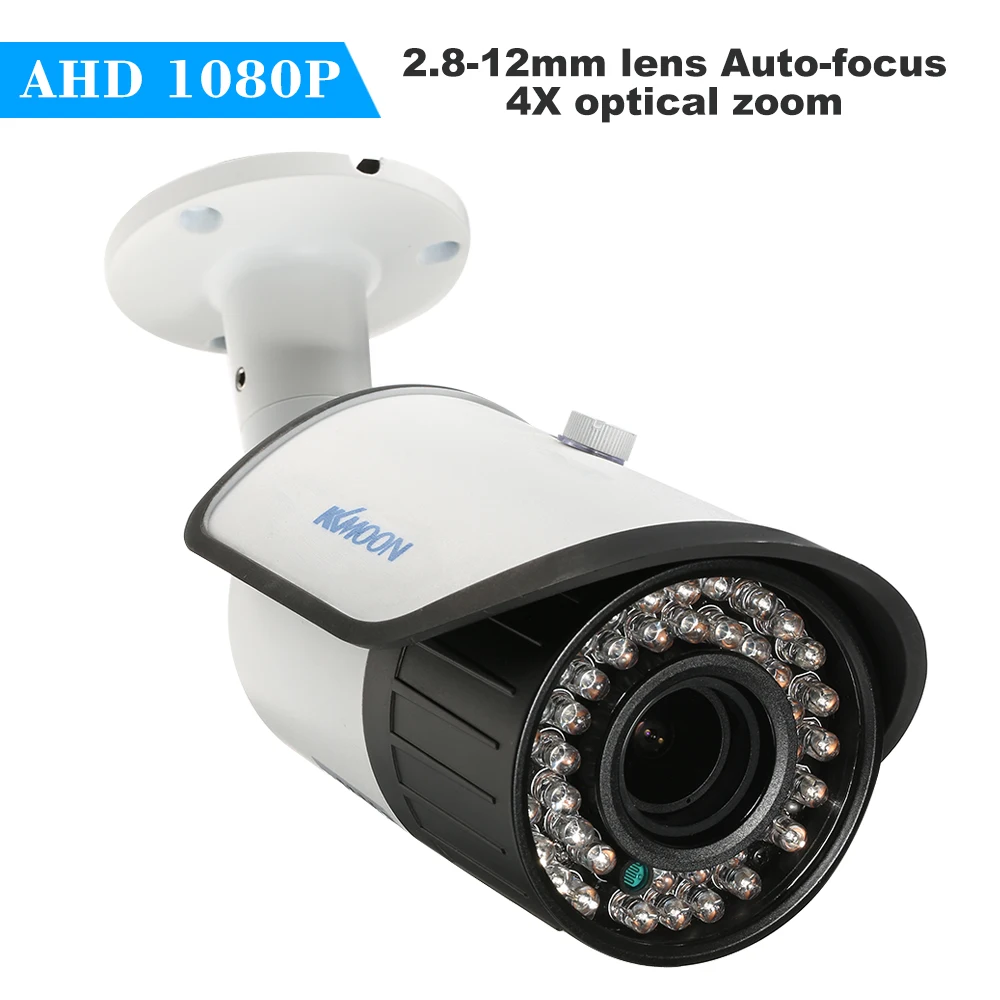 KKmoon 1080P AHD Camera 2.8~12mm Auto-focus Lens 4X zoom 2MP Security AHD Camera 42pcs IR Lamps Outdoor Surveillance Camera
KKmoon 1080P AHD Camera 2.8~12mm Auto-focus Lens 4X zoom 2MP Security AHD Camera 42pcs IR Lamps Outdoor Surveillance Camera