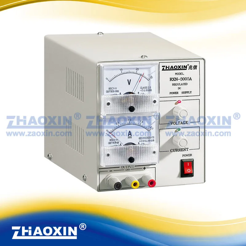 Zhaoxin All New RXN-3005A(30V/5A)- indicator cocurrent constant voltage adjustable power source precision
Zhaoxin All New RXN-3005A(30V/5A)- indicator cocurrent constant voltage adjustable power source precision