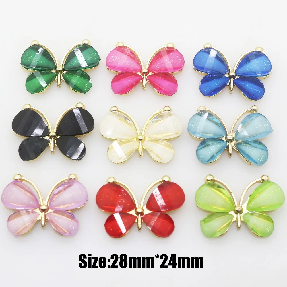Wholesale 100pcs/ lot 28*24mm Butterfly Alloy Crystal Rhinestone Buttons Wedding Decoration Embellishment button DIY accessories 
Wholesale 100pcs/ lot 28*24mm Butterfly Alloy Crystal Rhinestone Buttons Wedding Decoration Embellishment button DIY accessories