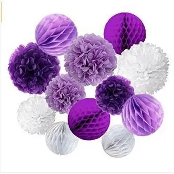 Set of 12 Mixed Purple Lavender White Party Tissue Pom Poms Pompoms Paper Honeycomb Balls Wedding Birthday Shower Party Decor
Set of 12 Mixed Purple Lavender White Party Tissue Pom Poms Pompoms Paper Honeycomb Balls Wedding Birthday Shower Party Decor