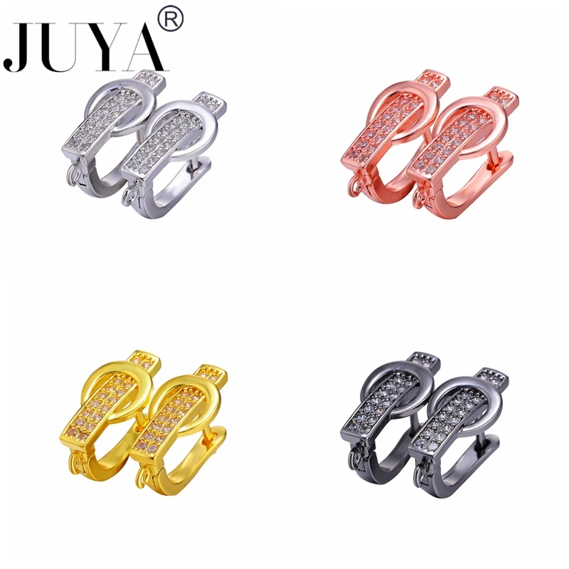 JUYA 10 Pcs Wholesale Luxury Earrings Hooks AAA Cubic Zirconia Clasps Connectors DIY Handmade Jewelry Findings Accessories
JUYA 10 Pcs Wholesale Luxury Earrings Hooks AAA Cubic Zirconia Clasps Connectors DIY Handmade Jewelry Findings Accessories