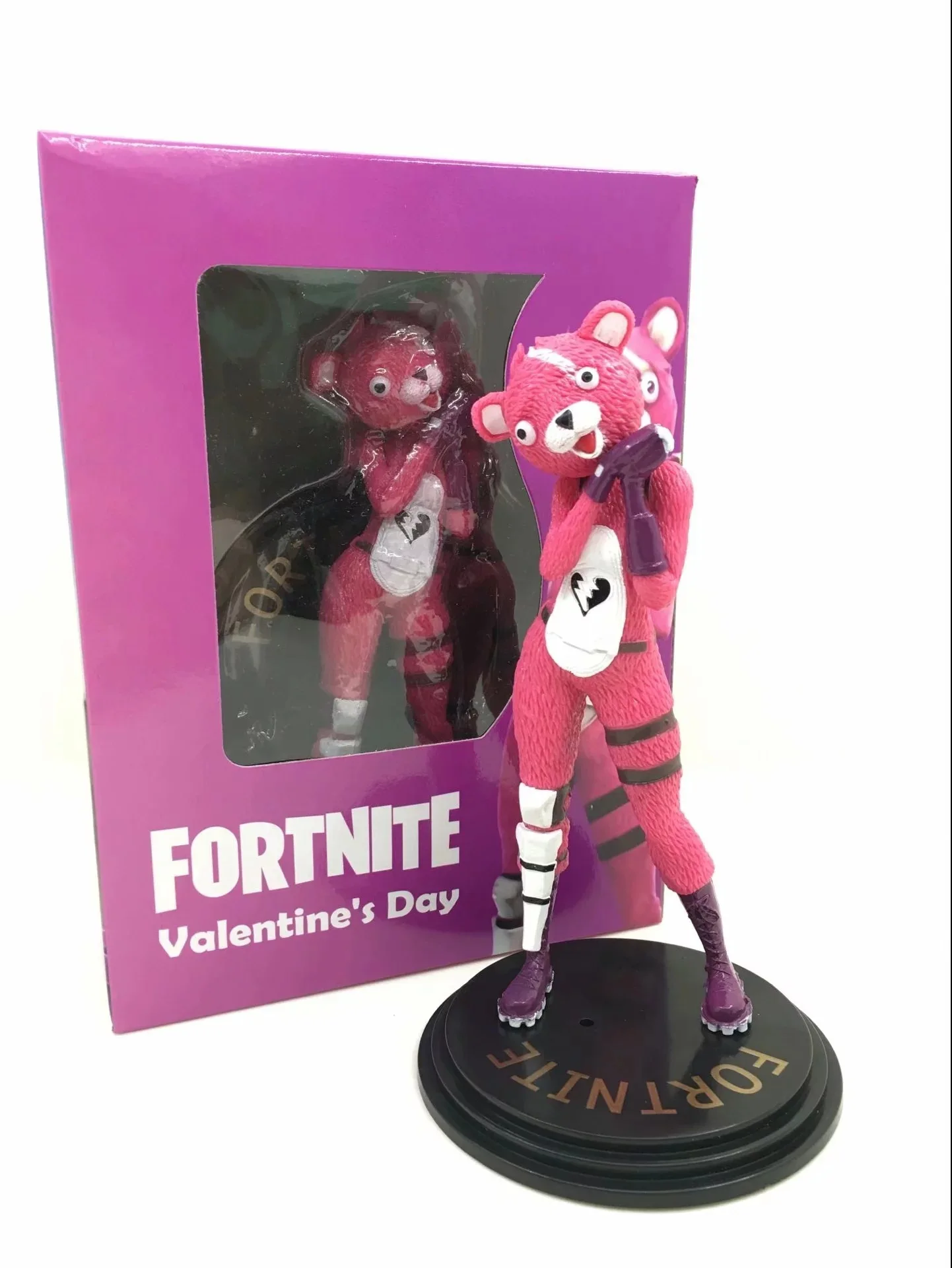 15CM Fortnight Kawaii Action Figure Toy Battle Royale Game Character Pink Bear PVC Dolls Model Toy Best Christmas Gifts
15CM Fortnight Kawaii Action Figure Toy Battle Royale Game Character Pink Bear PVC Dolls Model Toy Best Christmas Gifts