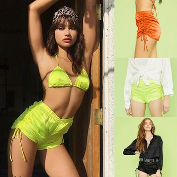 Sexy Hip Women Satin Drawstring High Waist Sports Shorts Summer Running Gym Jogging Hot Shorts
Sexy Hip Women Satin Drawstring High Waist Sports Shorts Summer Running Gym Jogging Hot Shorts