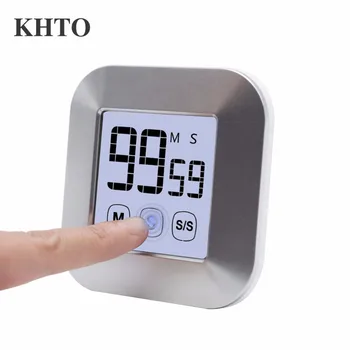 KHTO Touchscreen LCD Digital Kitchen Timer Practical Cooking Timer Countdown Count UP Alarm Clock Kitchen (Not Battery)
KHTO Touchscreen LCD Digital Kitchen Timer Practical Cooking Timer Countdown Count UP Alarm Clock Kitchen (Not Battery)