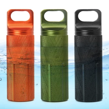 Outdoor Emergency Capsule Seal Bottle Waterproof EDC Survival Case Container Holder First Aid Survival Pill Tank New
Outdoor Emergency Capsule Seal Bottle Waterproof EDC Survival Case Container Holder First Aid Survival Pill Tank New