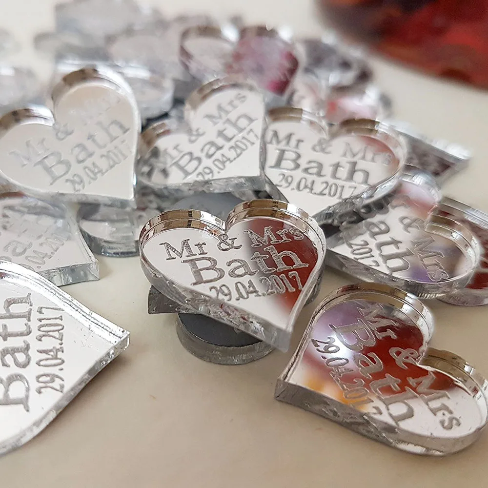 Customized Mirror Gold Silver Heart Personalized Love Heart Wedding souvenirs Table Decoration Centerpieces Baby Baptism Hangs
Customized Mirror Gold Silver Heart Personalized Love Heart Wedding souvenirs Table Decoration Centerpieces Baby Baptism Hangs