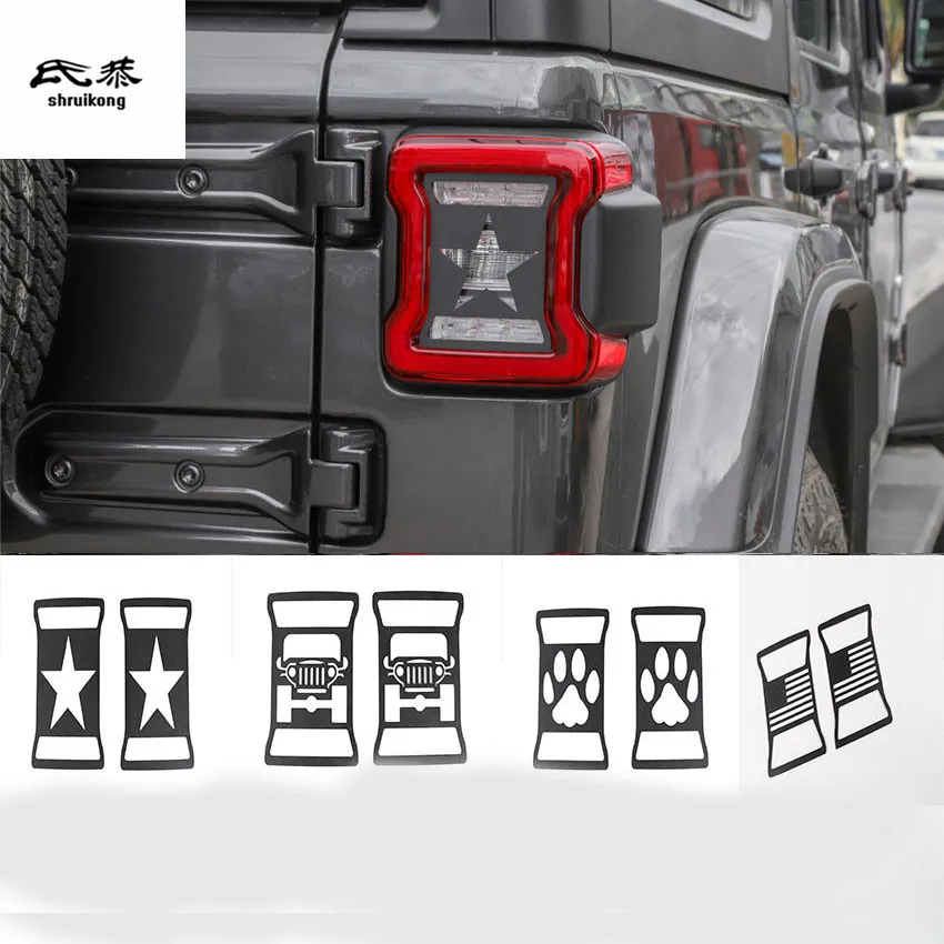Free shipping 2pcs/lot metal Tail lights decoration cover for 2018 JEEP Wrangler JL car accessories
Free shipping 2pcs/lot metal Tail lights decoration cover for 2018 JEEP Wrangler JL car accessories