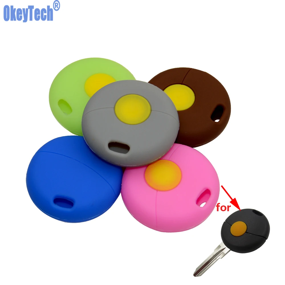 OkeyTech Silicone Rubber Key Fob Cover Case Cap Shell Protect For Mercedes Benz Smart Fortwo 1 Button Remote Repair Accessories
OkeyTech Silicone Rubber Key Fob Cover Case Cap Shell Protect For Mercedes Benz Smart Fortwo 1 Button Remote Repair Accessories
