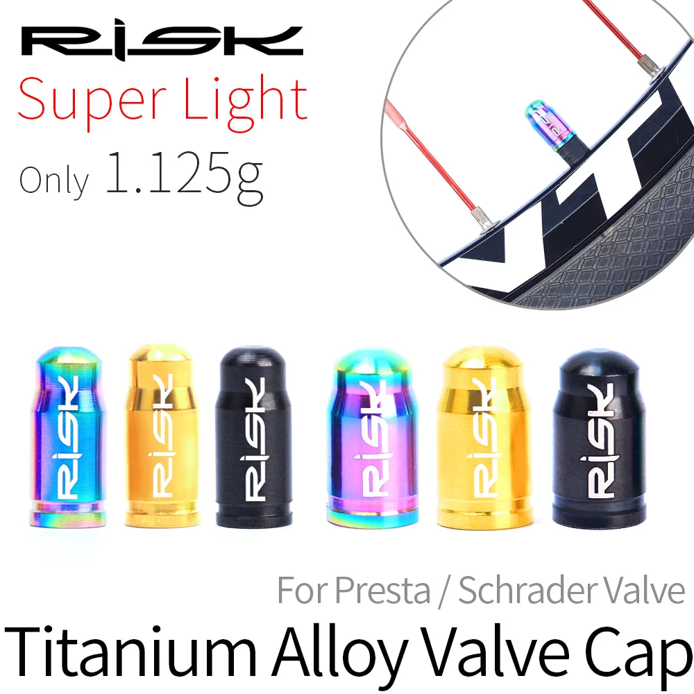 2Pcs TC4 Titanium Alloy Schrader Presta Valve Cap Bike Tire Valve Bicycle Tyre Dust-proof French American Valves Cover
2Pcs TC4 Titanium Alloy Schrader Presta Valve Cap Bike Tire Valve Bicycle Tyre Dust-proof French American Valves Cover