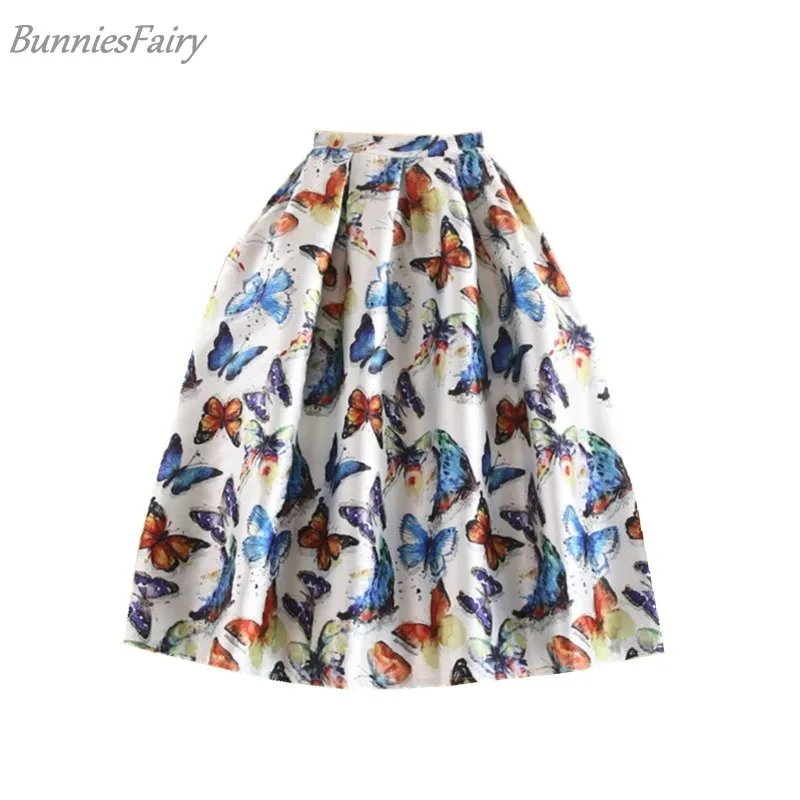 BunniesFairy 2019 Spring Summer New Butterfly Animal Print Pleated Skater Skirt Tutu Midi Skirt Sweet White Saia Faldas Casual
BunniesFairy 2019 Spring Summer New Butterfly Animal Print Pleated Skater Skirt Tutu Midi Skirt Sweet White Saia Faldas Casual