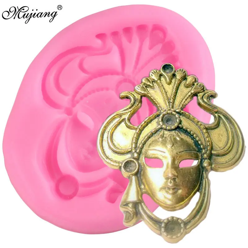 Masquerade Retro Mask Face Silicone Mould Party Cake Decorating Tools Cupcake Fondant Candy Fimo Clay Chocolate Gumpaste Moulds
Masquerade Retro Mask Face Silicone Mould Party Cake Decorating Tools Cupcake Fondant Candy Fimo Clay Chocolate Gumpaste Moulds