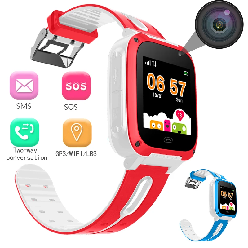 Популярные Детские Смарт-часы WISHDOIT с GPS-позиционированием мониторингом в режиме