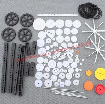 High Quality DIY 92 Kinds of Plastic Gear Motor and car axle Gear Gearbox Robot Model Kit For Robot Model Accessories DIY
High Quality DIY 92 Kinds of Plastic Gear Motor and car axle Gear Gearbox Robot Model Kit For Robot Model Accessories DIY