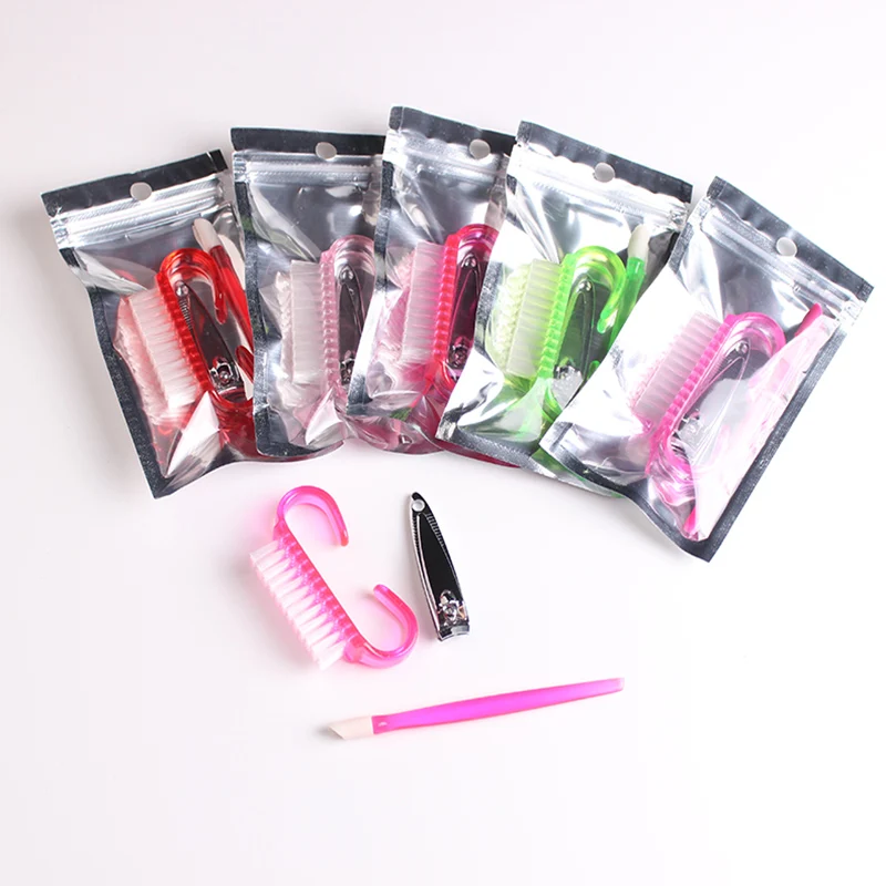 3Pcs Nail Care Set Soft Head Cuticle Pusher Dust Cleaning Brush Nail Cutter Clipper Personal Pedicure Manicure Tools Beauty Set
3Pcs Nail Care Set Soft Head Cuticle Pusher Dust Cleaning Brush Nail Cutter Clipper Personal Pedicure Manicure Tools Beauty Set
