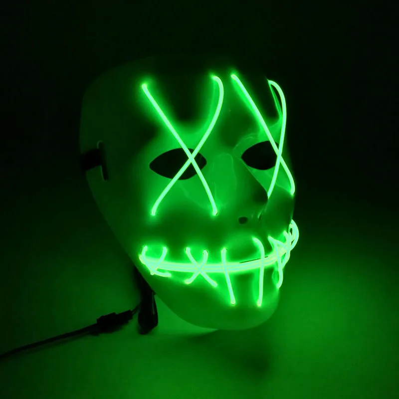 Halloween Cospaly Wire Mask Light Up Glowing Demon Mask Halloween Decorative Mask for Scary Theme Party Novelty Gag Luminous Toy
Halloween Cospaly Wire Mask Light Up Glowing Demon Mask Halloween Decorative Mask for Scary Theme Party Novelty Gag Luminous Toy