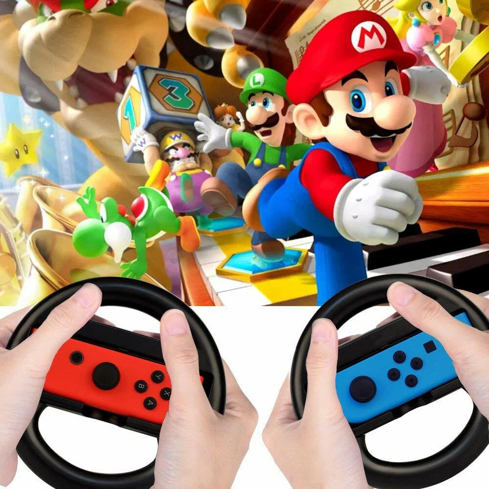 A pair game Wheels NS Accessories Joy-Con Controller Joystick Grip Racing Game Steering Wheel Gamepad for Nintend Switch
A pair game Wheels NS Accessories Joy-Con Controller Joystick Grip Racing Game Steering Wheel Gamepad for Nintend Switch