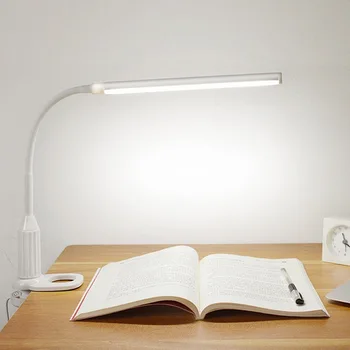 LED Table Lamp Desk Lamp Clamp Clip Light Dimmable Eye Protect USB Touch Switch Sensor Control Desk Reading Lamp with Pen Holder
LED Table Lamp Desk Lamp Clamp Clip Light Dimmable Eye Protect USB Touch Switch Sensor Control Desk Reading Lamp with Pen Holder