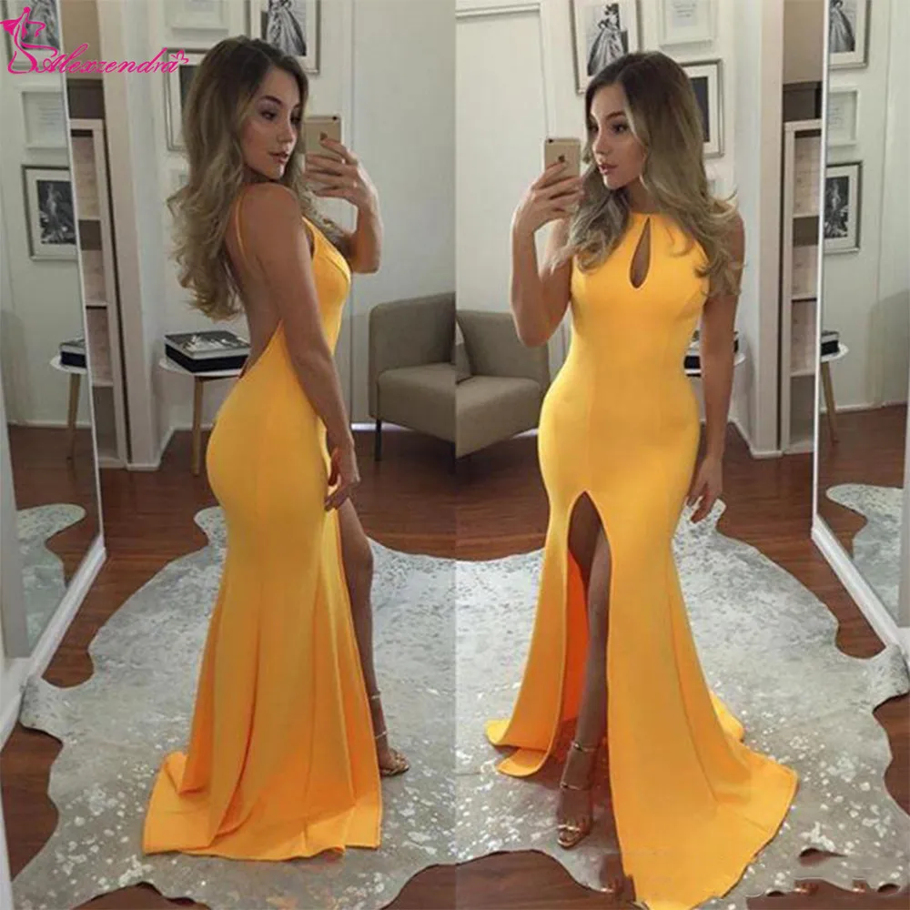 Alexzendra Yellow Mermaid Prom Dresses 2019 Backless Sexy Formal Evening Dresses Party Dress
Alexzendra Yellow Mermaid Prom Dresses 2019 Backless Sexy Formal Evening Dresses Party Dress
