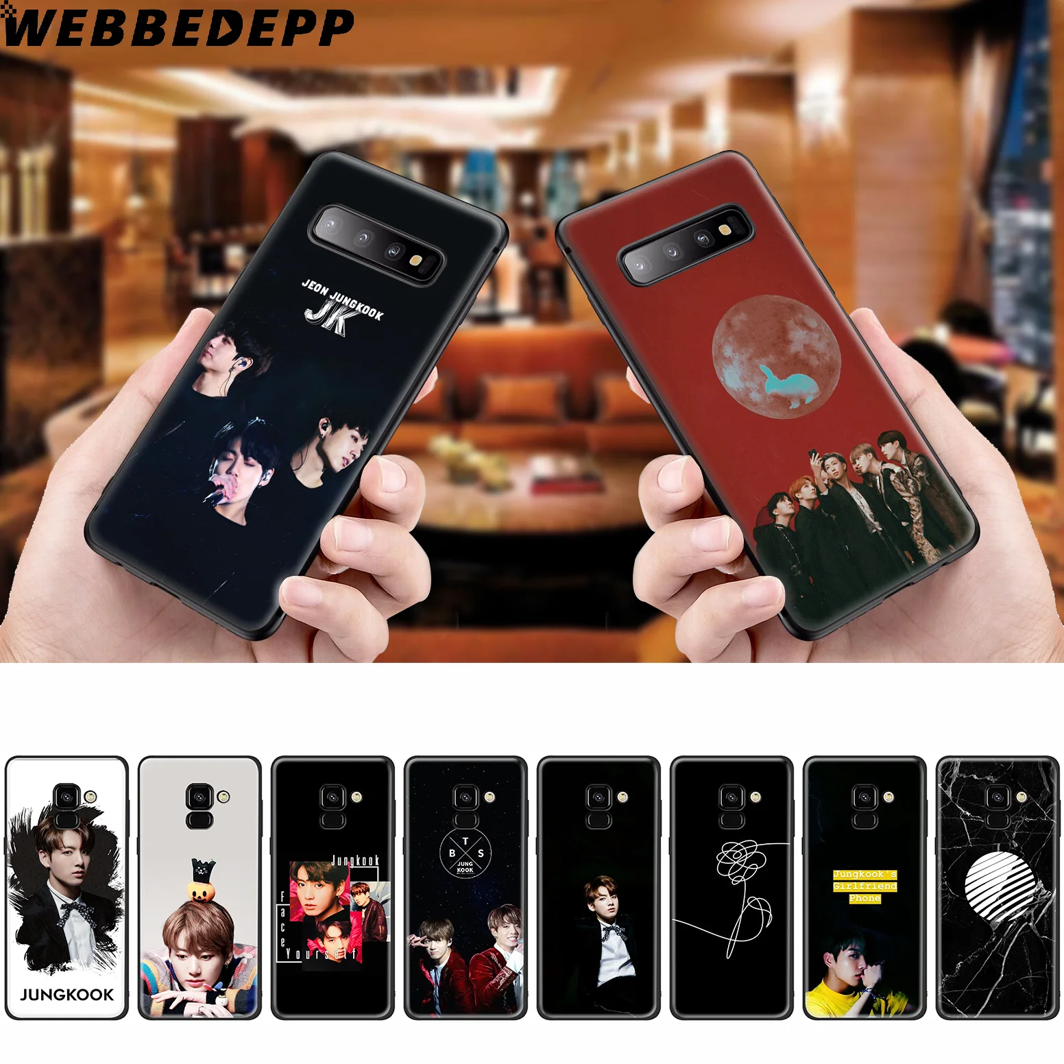 WEBBEDEPP Jungkook Kpop Silicone Case for Samsung Galaxy A3 A5 A6 A7 A8 A9 A10 A20 A30 A40 A50 A70 M10 M20 M30
WEBBEDEPP Jungkook Kpop Silicone Case for Samsung Galaxy A3 A5 A6 A7 A8 A9 A10 A20 A30 A40 A50 A70 M10 M20 M30