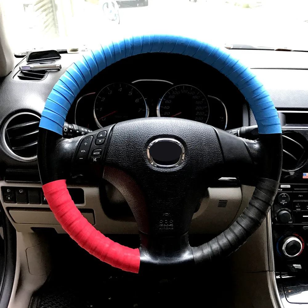 DIY Steering Wheel Covers/soft skid resistance steering-wheel Car-styling Hand brake lever Interior accessories car styling
DIY Steering Wheel Covers/soft skid resistance steering-wheel Car-styling Hand brake lever Interior accessories car styling