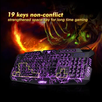 Gaming Keyboard Ergonomic Keyboard Laser Carving Character Keyboard Wired Backlit Keyboard For Computer Gamer For PUBG Computer
Gaming Keyboard Ergonomic Keyboard Laser Carving Character Keyboard Wired Backlit Keyboard For Computer Gamer For PUBG Computer