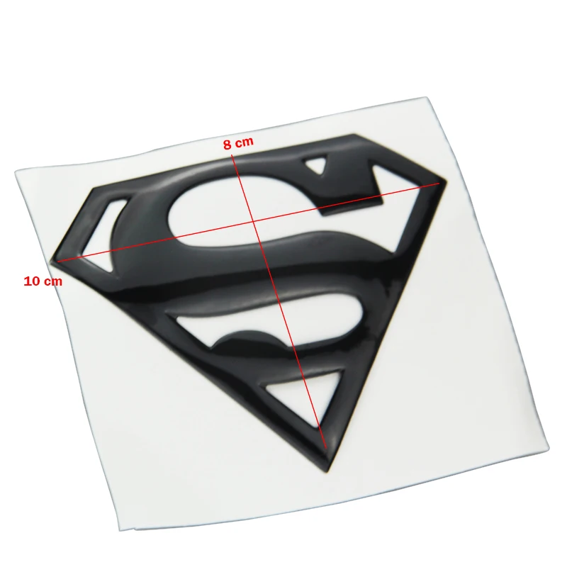 1 шт. эмблема Супермена наклейки мотоциклетный шлем мото Светоотражающая