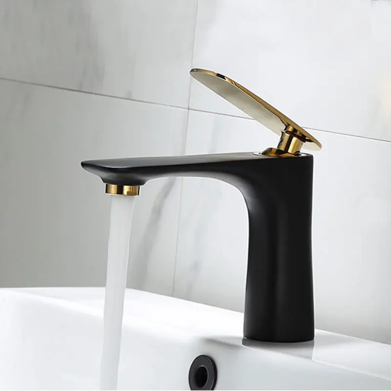 Bathroom Basin Faucet Lavatory Vessel Sink Faucets Black Painting Gold Chrome Hot and Cold Basin Mixer Tap
Bathroom Basin Faucet Lavatory Vessel Sink Faucets Black Painting Gold Chrome Hot and Cold Basin Mixer Tap
