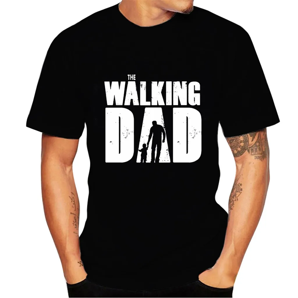 Men's Casual Printed Elastic Short Sleeve The Walking Dad T-shirts Tops Handsome Men Shirt
Men's Casual Printed Elastic Short Sleeve The Walking Dad T-shirts Tops Handsome Men Shirt