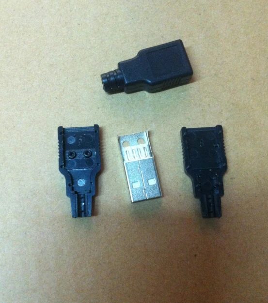 20set/Lot USB A type male connector 3 in 1 socket jack + Plastic shell three sets 4PIN Type-A
20set/Lot USB A type male connector 3 in 1 socket jack + Plastic shell three sets 4PIN Type-A
