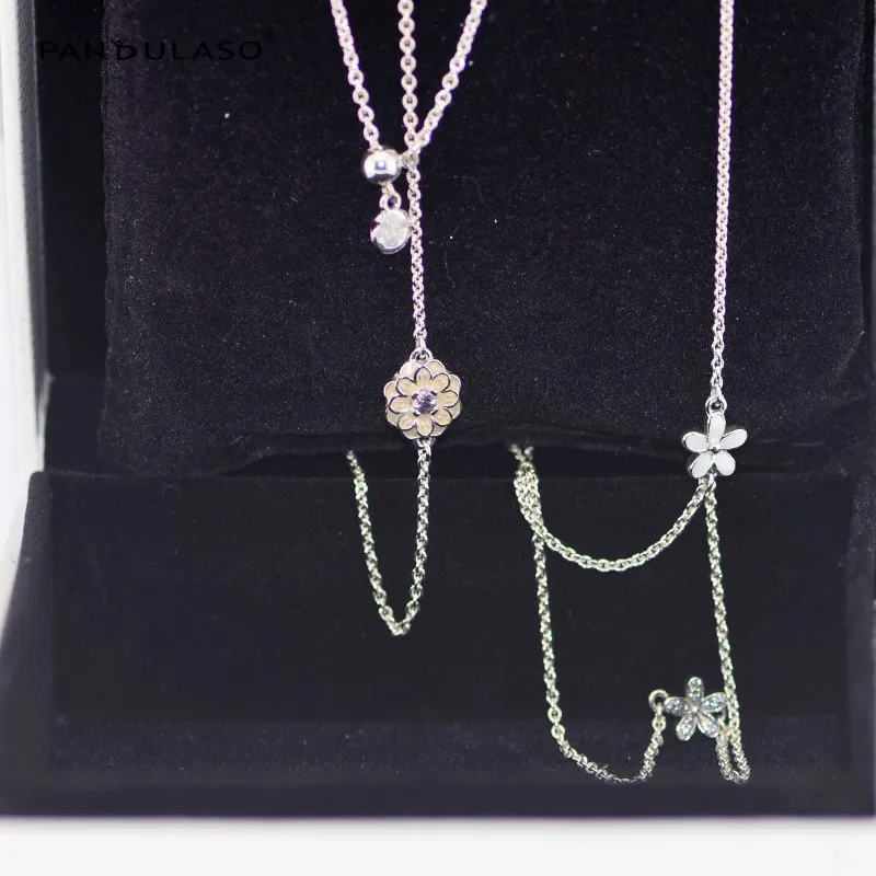 Pandulaso Poetic Blooms Spring Statement Necklaces for Women Silver 925 Jewelry Fashion Chain Colorful Flowers Crystal Necklaces
Pandulaso Poetic Blooms Spring Statement Necklaces for Women Silver 925 Jewelry Fashion Chain Colorful Flowers Crystal Necklaces