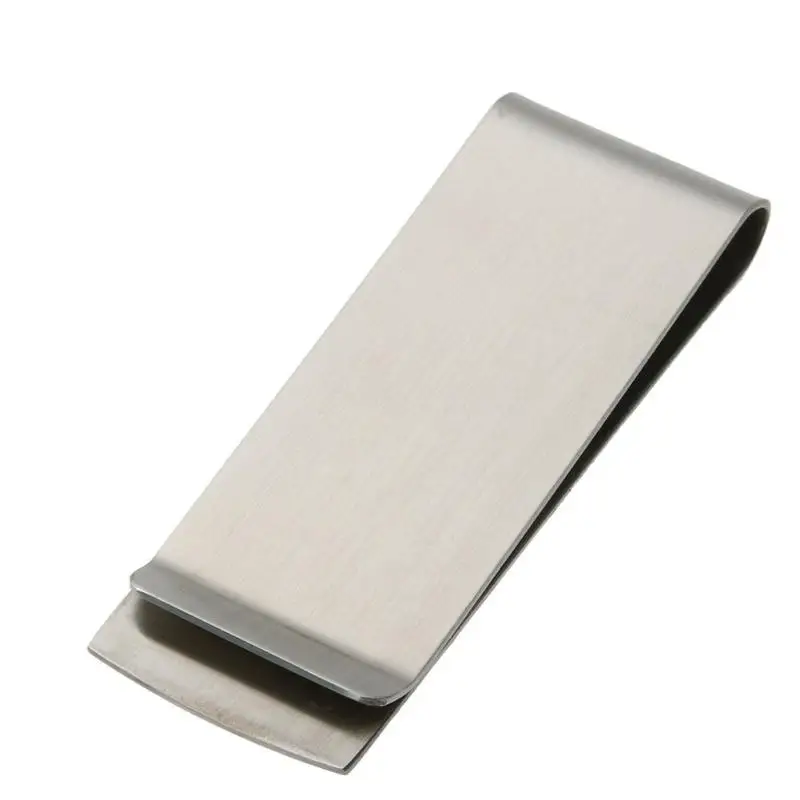 1pc High Quality Metal Stainless Steel Money Cash Clip Card 