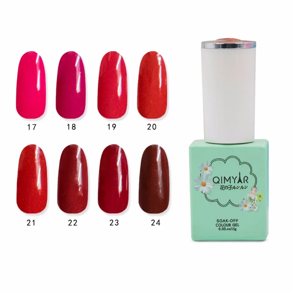 Meicailin 24 Color Soak Off UV Nail Gel Polish Long-lasting Gel 15ml 1 Bottle Manicure Nail Art Gel Varnish Tool Hot uality
Meicailin 24 Color Soak Off UV Nail Gel Polish Long-lasting Gel 15ml 1 Bottle Manicure Nail Art Gel Varnish Tool Hot uality