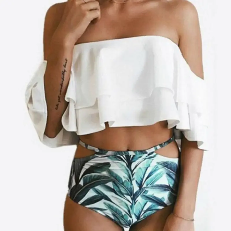 Off Shoulder Two-Piece Suits Swimwear Bikini Push Up Wavy Lace Plus Size Swim Suit Sexy Brazilian Swimsuit High Waist New
Off Shoulder Two-Piece Suits Swimwear Bikini Push Up Wavy Lace Plus Size Swim Suit Sexy Brazilian Swimsuit High Waist New