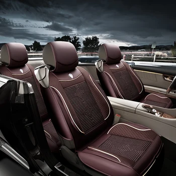 Luxury leather stitching ice silk General Car Seat Cushions Car Styling Car Seat Cover For BMW Audi Toyota Honda Ford All Sedan
Luxury leather stitching ice silk General Car Seat Cushions Car Styling Car Seat Cover For BMW Audi Toyota Honda Ford All Sedan