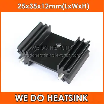 WE DO HEATSINK 5pcs 25x35x12mm Extruded Radiator Heatsink With Radial Fins For MOSFET Black Anodize 
WE DO HEATSINK 5pcs 25x35x12mm Extruded Radiator Heatsink With Radial Fins For MOSFET Black Anodize
