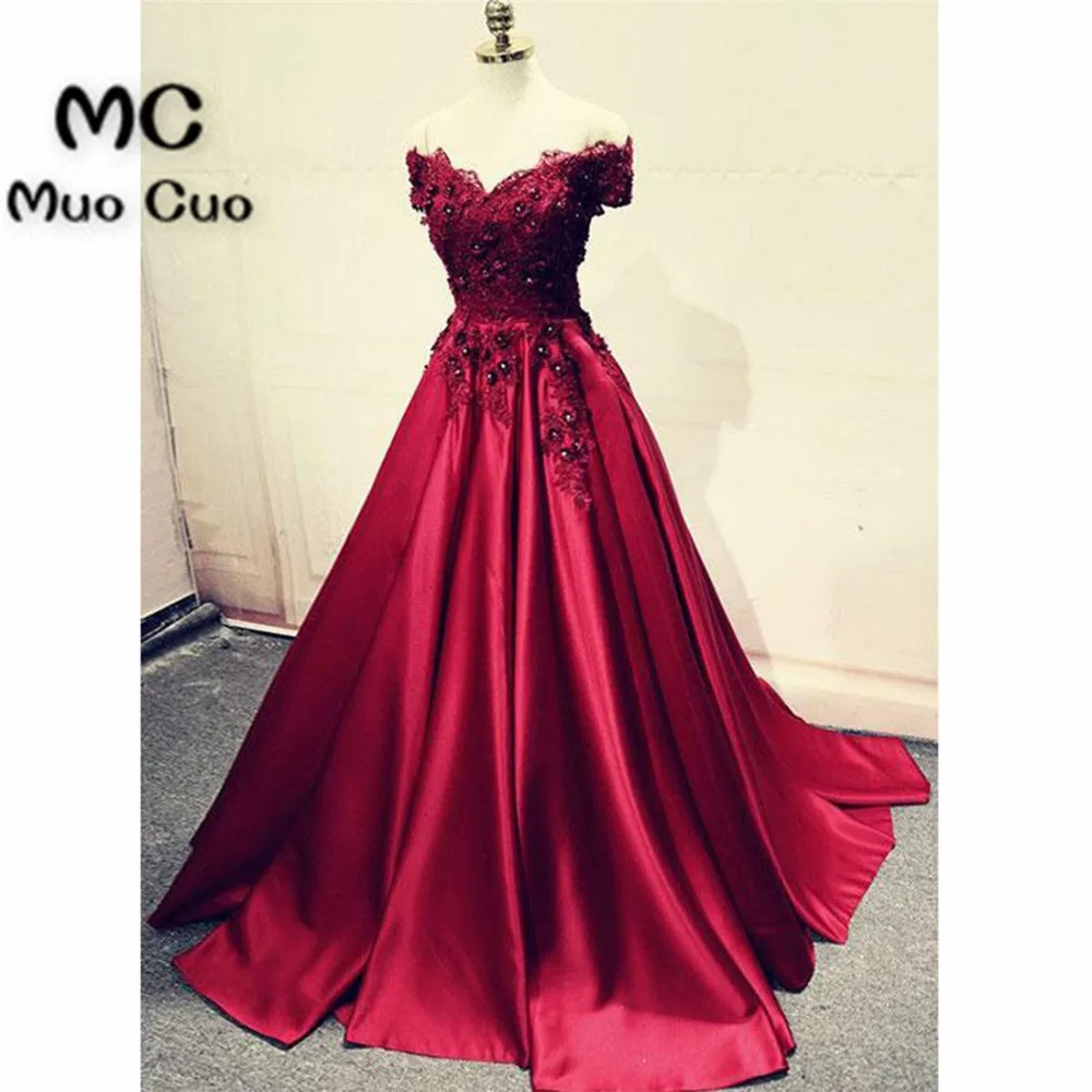 New Arrival 2018 Off Shoulder Prom Dresses Appliques Beaded Lace Up Back A-Line Formal Women's Evening Dresses Mother Dress
New Arrival 2018 Off Shoulder Prom Dresses Appliques Beaded Lace Up Back A-Line Formal Women's Evening Dresses Mother Dress