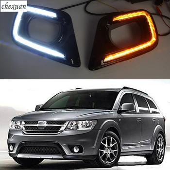 CSCSNL 1 set For Fiat Freemont 2014 2015 2016 LED DRL Daytime Running Lights ABS Fog Lamp Cover With turn yellow signal Lamp
CSCSNL 1 set For Fiat Freemont 2014 2015 2016 LED DRL Daytime Running Lights ABS Fog Lamp Cover With turn yellow signal Lamp