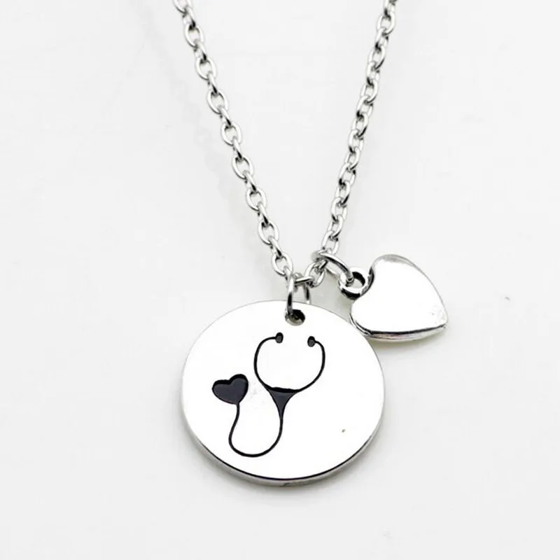 Nurse Heart Stethoscope Necklace Meaningful Gift Jewelry Fashion pendant necklace For Doctor Nurse
Nurse Heart Stethoscope Necklace Meaningful Gift Jewelry Fashion pendant necklace For Doctor Nurse