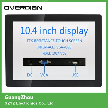 10.4"/10"VGA/USB Interface ResistiveTouch Industrial Control LCD Monitor/Display 1024*768 Metal Shell Buckle Card Installation
10.4"/10"VGA/USB Interface ResistiveTouch Industrial Control LCD Monitor/Display 1024*768 Metal Shell Buckle Card Installation